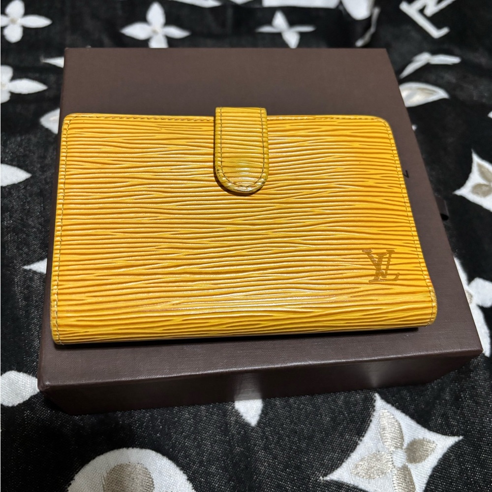 Louis Vuitton Yellow Epi Leather Wallet